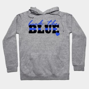 Police Wife Back The Blue Thin Blue Line Hoodie